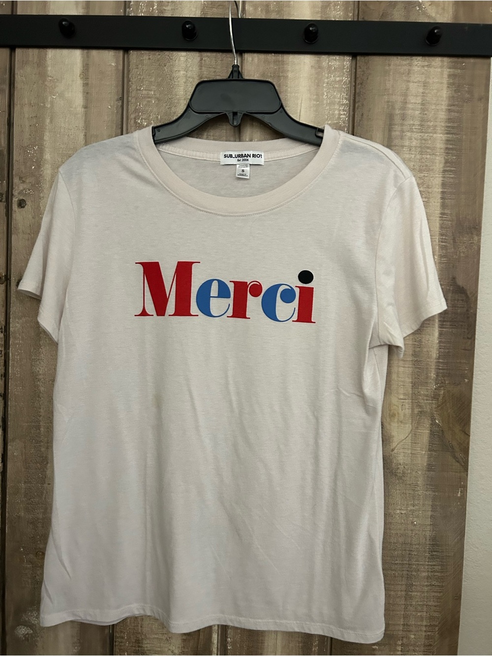 Suburban Riot Merci Crop Tee, S